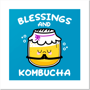 Blessings and Kombucha (Front and Back) Posters and Art